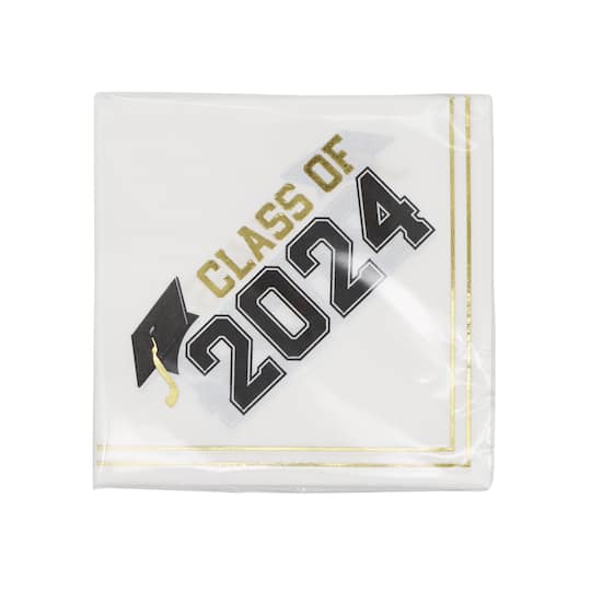 Class of 2024 Beverage Napkins by Celebrate It&#x2122;, 20ct.